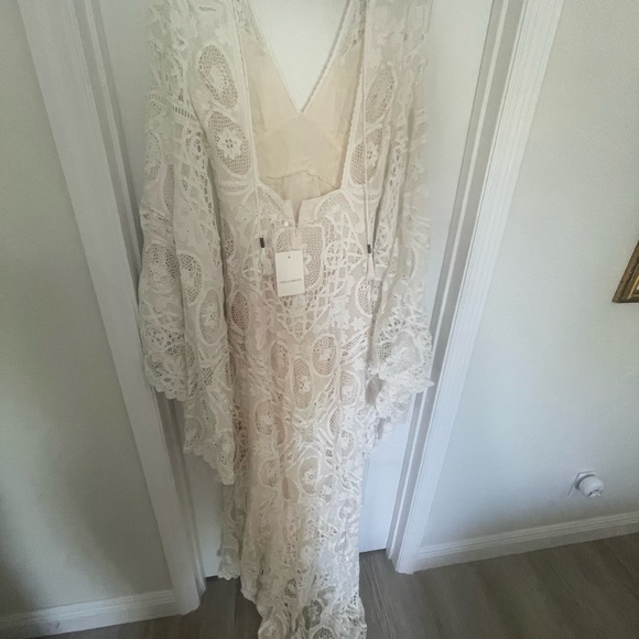 Spell & the Gypsy Tamsin Bohemian Lace Coastal Wedding Gown BNWT - Picture 14 of 17
